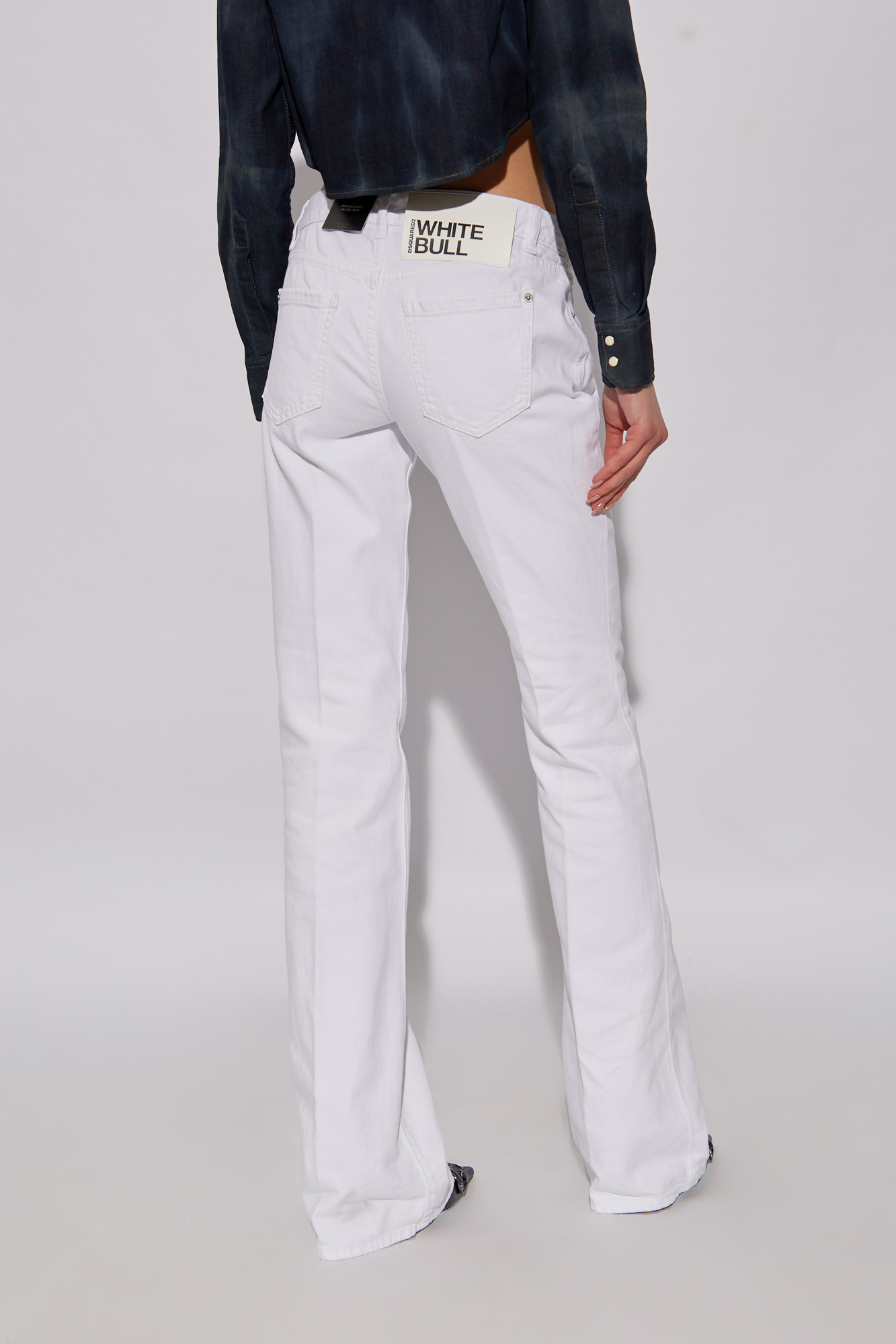 White 'Flare' jeans Dsquared2 - Vitkac France